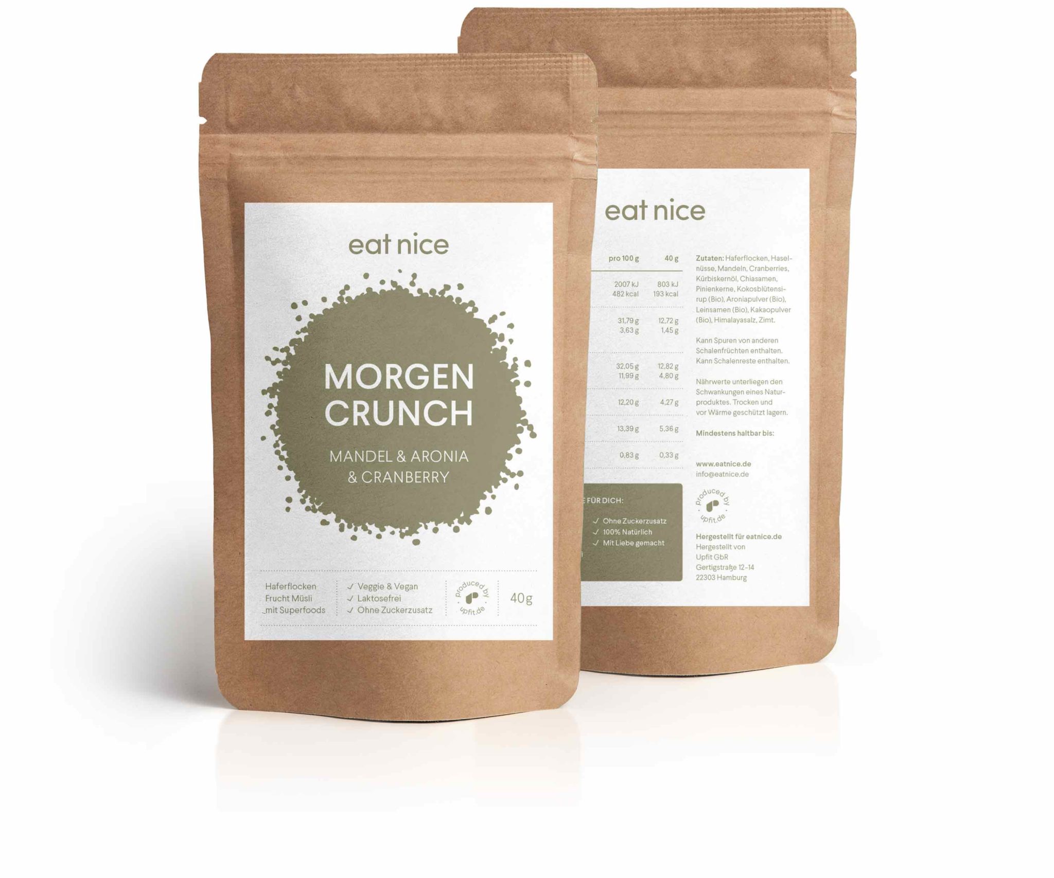 Eat Nice Morgencrunch Muesli Granola